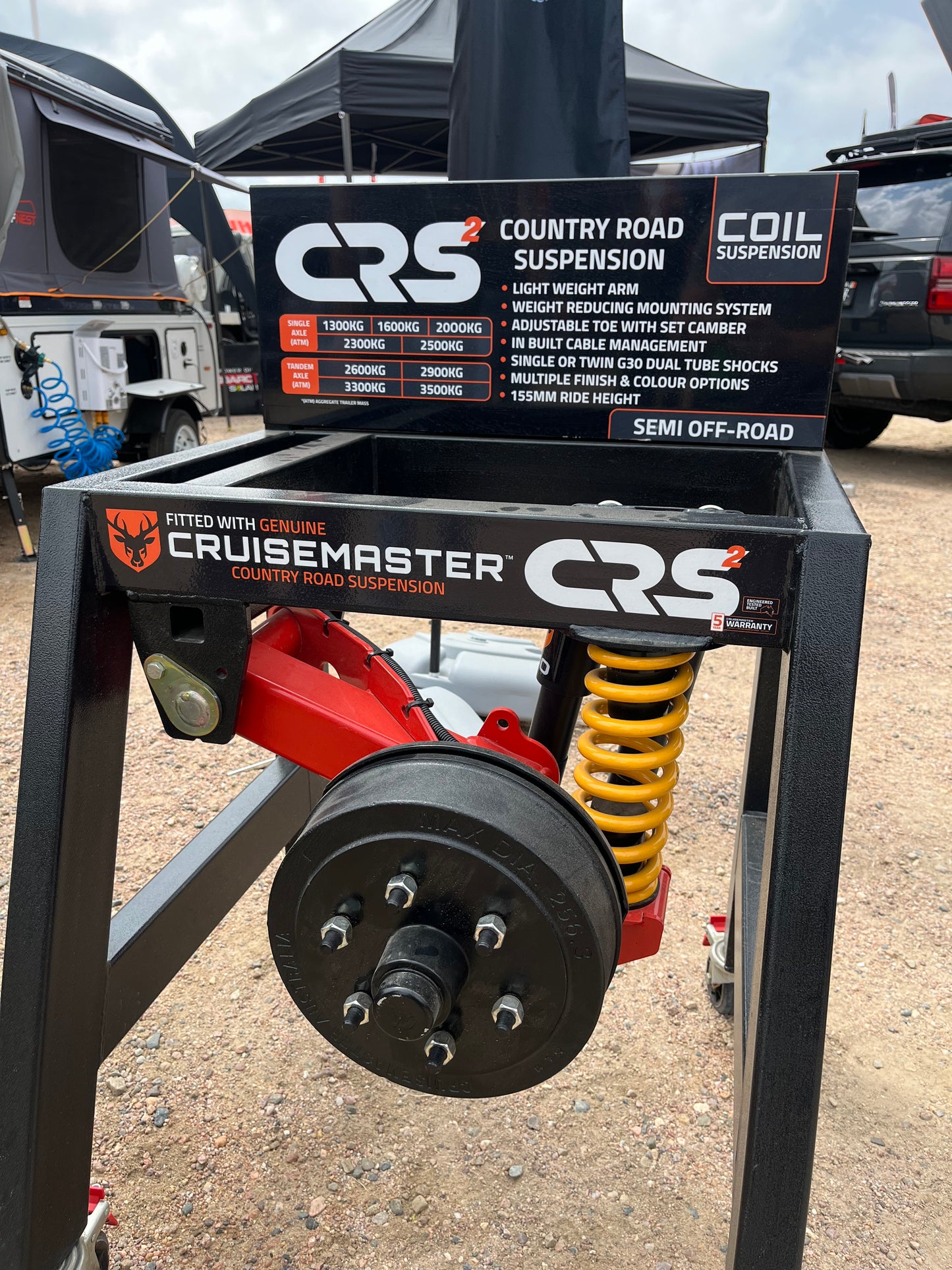 Cruismaster CRS2 Coil-Over/Shock Suspension