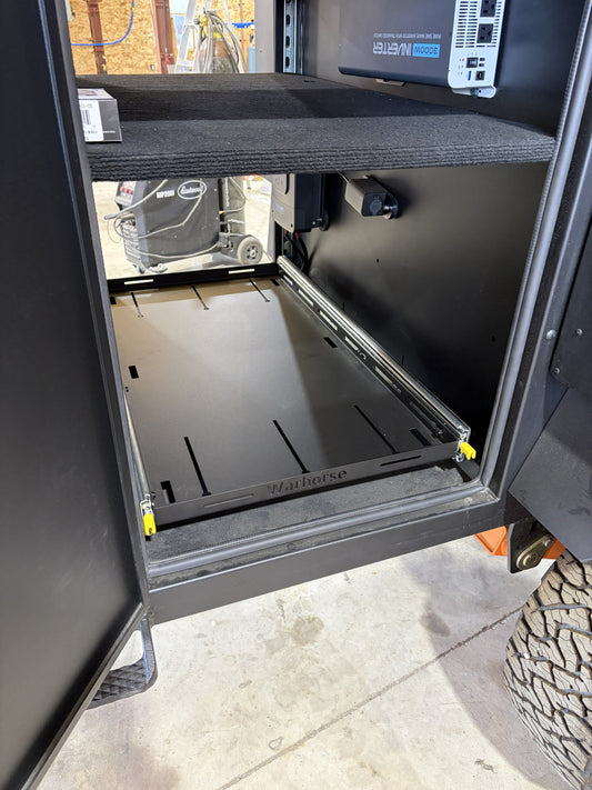 40''L x 21''W Front Compartment Drawer Slide