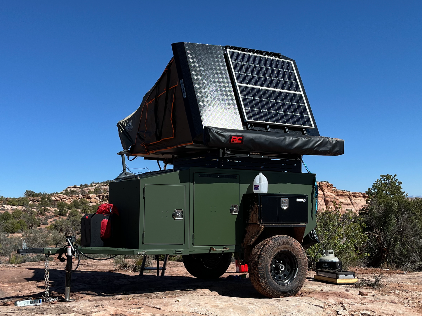 roof tent solar panel Rooftop Tent Solar Panel Mounting