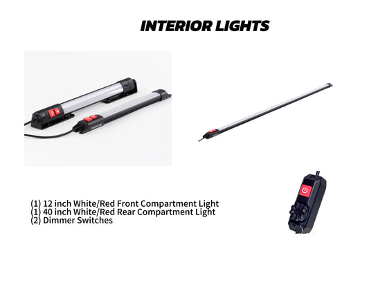 Interior Lighting - White/Red Dimmable
